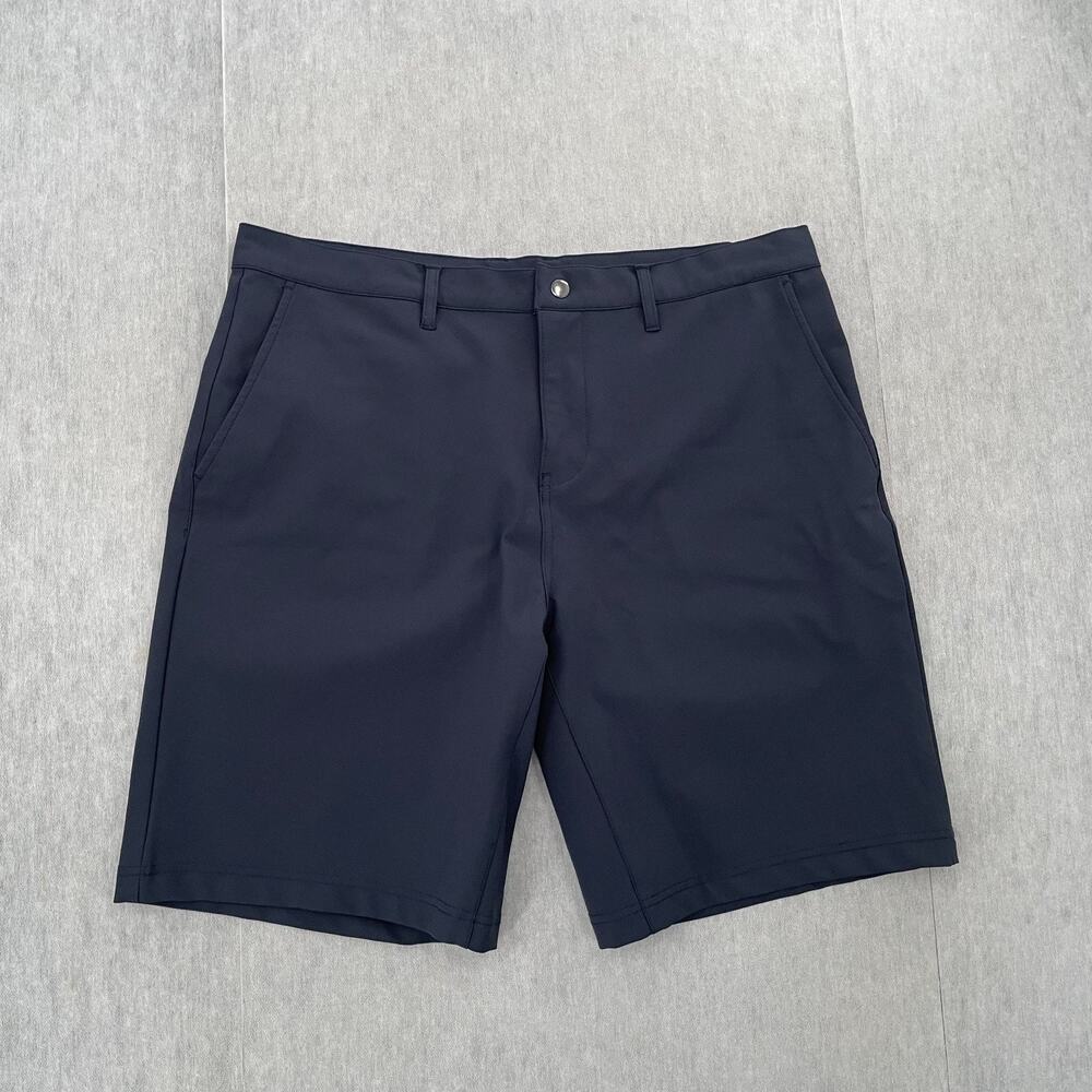 State & Liberty Shorts Adult 36 Blue Performance Chino Short Stretch Mens